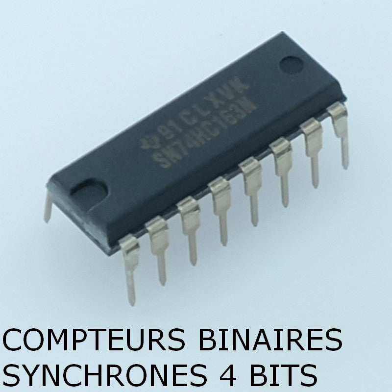 SN74HC163N 4-Bit Synchronous Binary Counters DIP-16 Texas