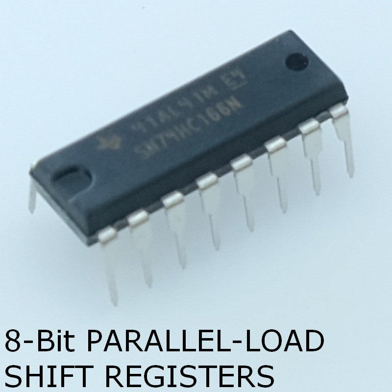 SN74HC166N 8-Bit Parallel-Load Shift Registers DIP-16 Texas Instruments