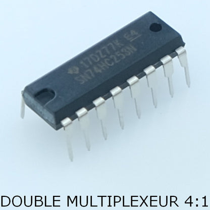 SN74HC253N DUAL 4 CHANNEL MULTIPL. DIP-16 Texas