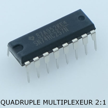 SN74HC257N Quadruple 2-Line To 1-Line Data Selectors/Multiplexers DIP-16 Texas