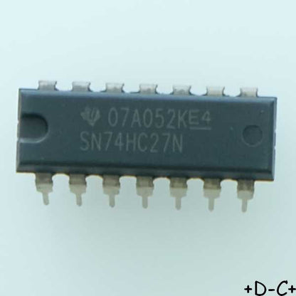 SN74HC27N Triple 3-Input Positive-NOR Gates DIP-14 Texas RoHS