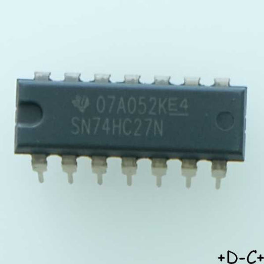 SN74HC27N Triple 3-Input Positive-NOR Gates DIP-14 Texas RoHS