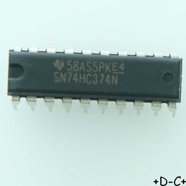 SN74HC374N Octal Edge-Triggered D-Type Flip-Flops DIP-20 Texas RoHS