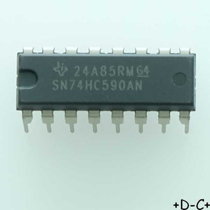 SN74HC590AN 8-Bit Binary Counters DIP-16 Texas RoHS