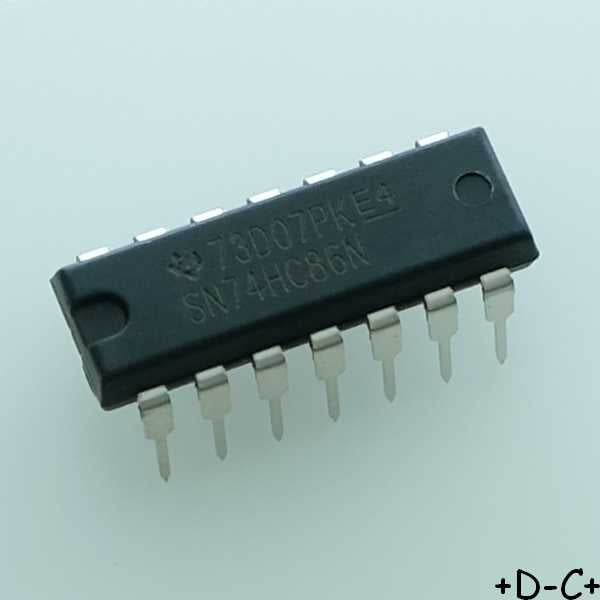 SN74HC86N Quadruple 2-Input Exclusive-OR Gates DIP-14 Texas