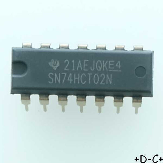 SN74HCT02N Quadruple 2-Input Positive-NOR Gates DIP-14 Texas RoHS
