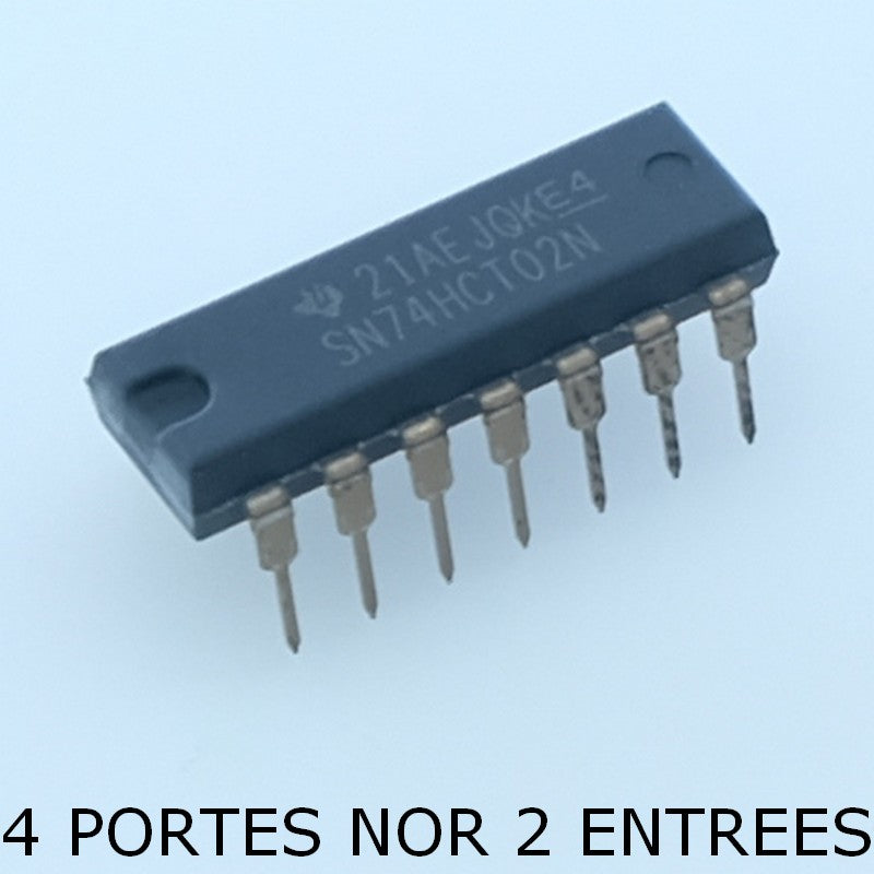 SN74HCT02N Quadruple 2-Input Positive-NOR Gates DIP-14 Texas - Distri-Compo