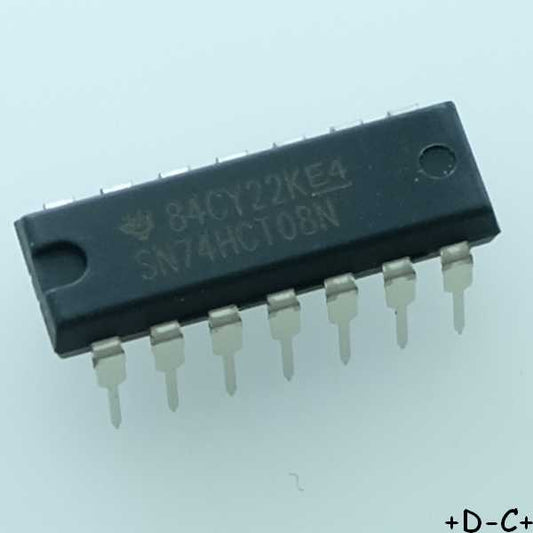 SN74HCT08N Quadruple 2-Input Positive-AND Gates DIP-14 Texas RoHS