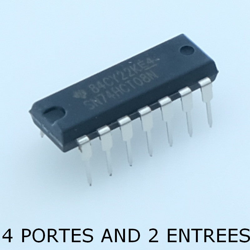 SN74HCT08N Quatre porte AND 2 entrées DIP-14 Texas Instruments