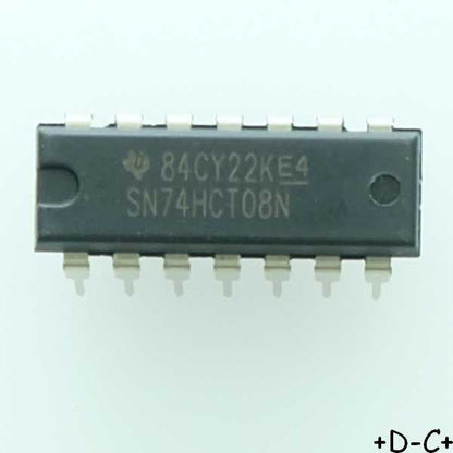 SN74HCT08N Quadruple 2-Input Positive-AND Gates DIP-14 Texas RoHS