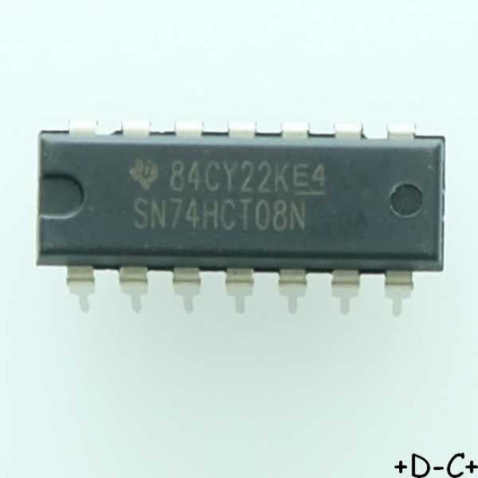 SN74HCT08N Quadruple 2-Input Positive-AND Gates DIP-14 Texas RoHS