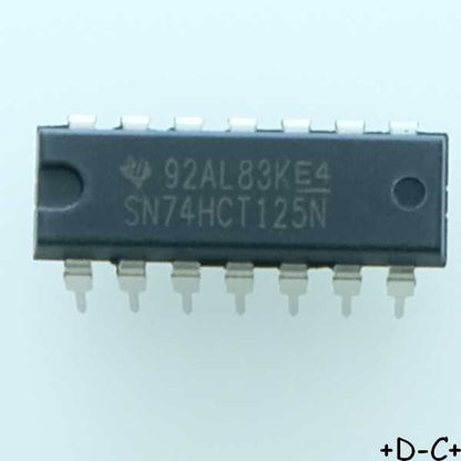 SN74HCT125N Quadruple Bus Buffer Gates DIP-14 Texas RoHS