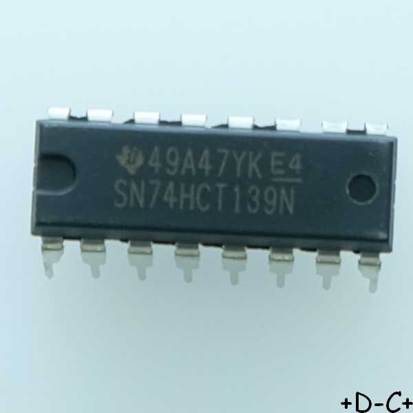 SN74HCT139N Dual 2-line to 4-line DIP-16 Texas - Distri-Compo