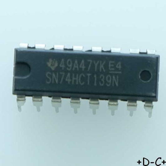 SN74HCT139N Dual 2-line to 4-line DIP-16 Texas RoHS