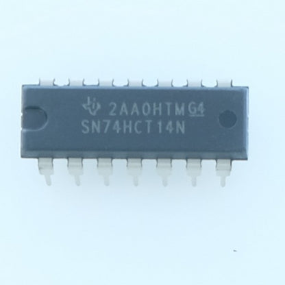 SN74HCT14N  Hex Schmitt-Trigger Inverter DIP-14 Texas - Distri-Compo