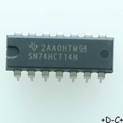 SN74HCT14N  Hex Schmitt-Trigger Inverter DIP-14 Texas RoHS