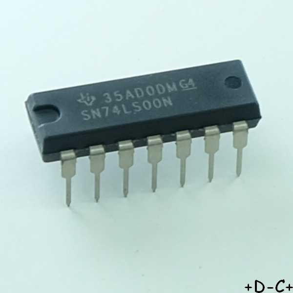 SN74LS00N Quad 2-input positive-NAND gates DIP-14 Texas RoHS