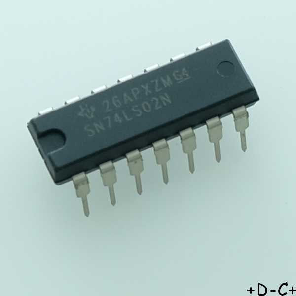 SN74LS02N Quad 2-input positive DIP-14 Texas