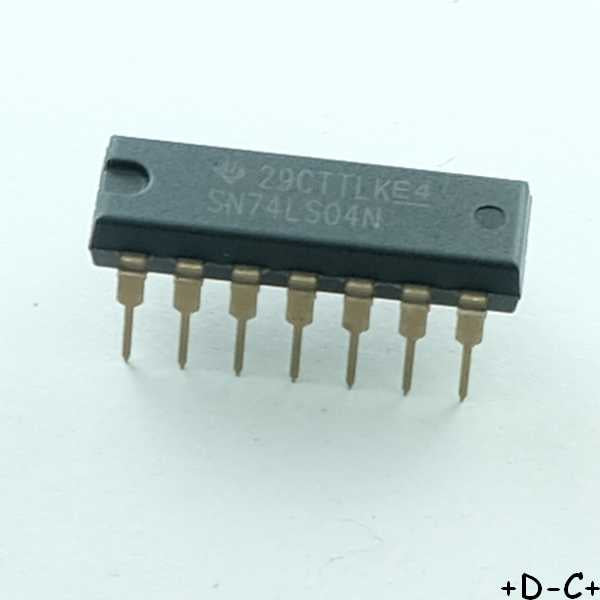 SN74LS04N 6 portes Inverseuses NON DIP-14 Texas