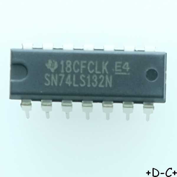 SN74LS132N Quad 2-input positive DIP-14 Texas