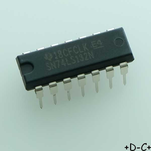 SN74LS132N Quad 2-input positive DIP-14 Texas