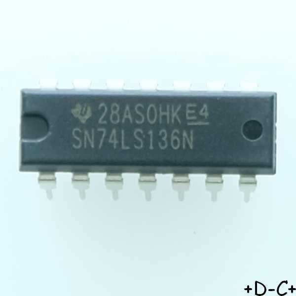 SN74LS136N Quad 2-input exclusive DIP-14 Texas RoHS