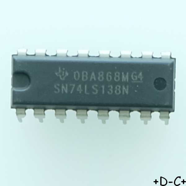 SN74LS138N Decoder Demultiplexer DIP-16 Texas