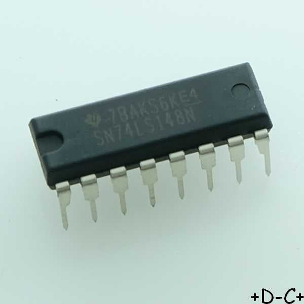 SN74LS148N 8-3 Line priority DIP-16 Texas