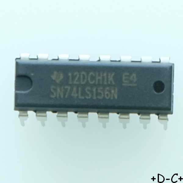 SN74LS156N Dual 2 to 1 line decoder DIP-16 Texas