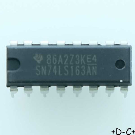 SN74LS163AN SYNCHRONOUS 4-BIT DIP-16 TEXAS RoHS