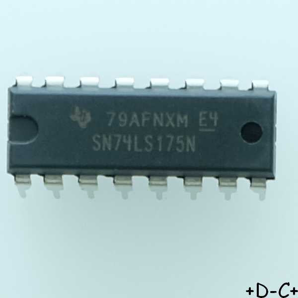 SN74LS175N Quadruple D-Type Flip-Flops TEXAS DIP-16