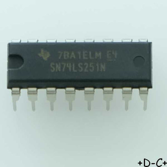 SN74LS251N 8-Line To 1-Line Data Selectors/Multiplexers DIP-16 Texas RoHS
