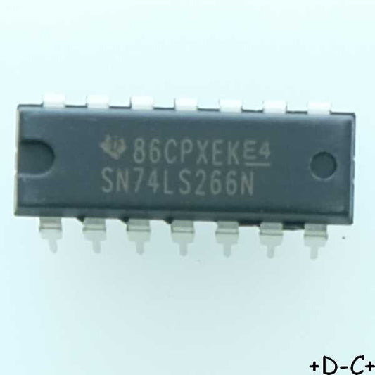 SN74LS266N 4-Ch 2-Input DIP-14 Texas Instruments