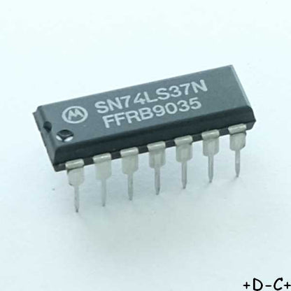 SN74LS37N quad 2-input NAND gate DIP-14 Motorola