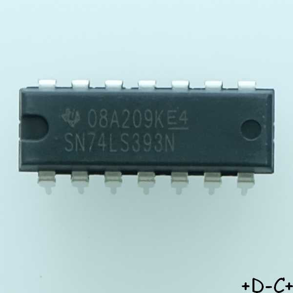 SN74LS393N Dual 4-Bit Decade and Binary Counters DIP-14 Texas RoHS