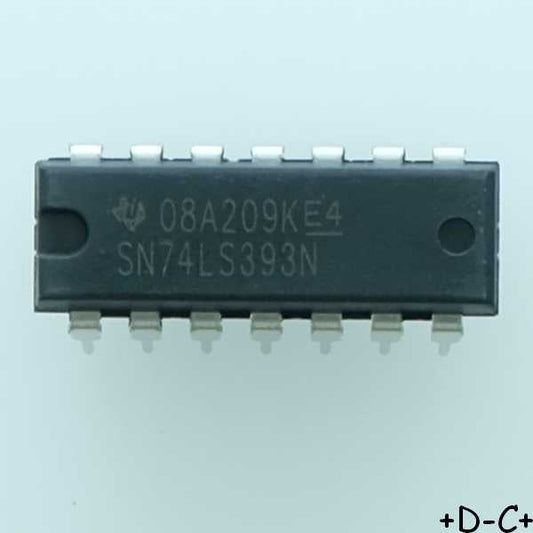 SN74LS393N Dual 4-Bit Decade and Binary Counters DIP-14 Texas RoHS