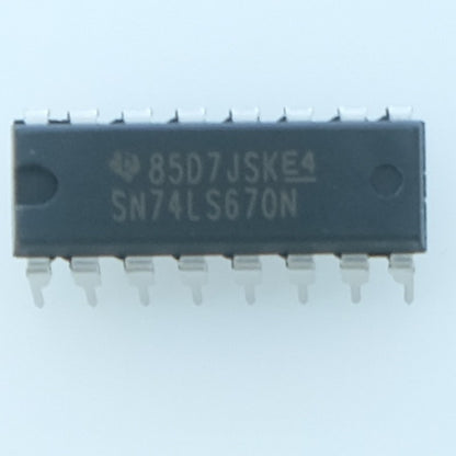 SN74LS670N Register File Single-Element 4-CH DIP-16 Texas - Distri-Compo