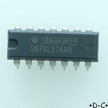 SN74LS74AN Bascule D avec preset clear DIP-14 Texas RoHS