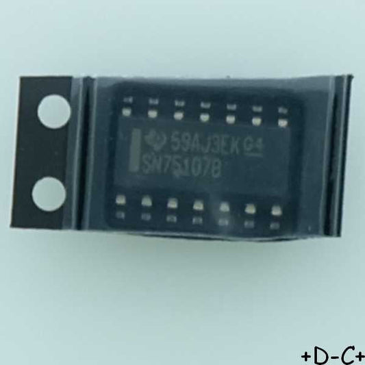 SN75107BDR Dual Receiver SOIC-14 Texas RoHS