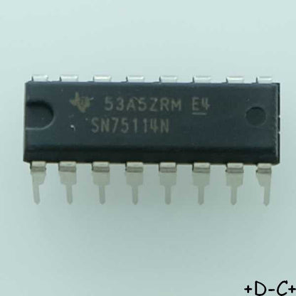SN75114N Dual Differential Line Driver DIP-16 Texas RoHS