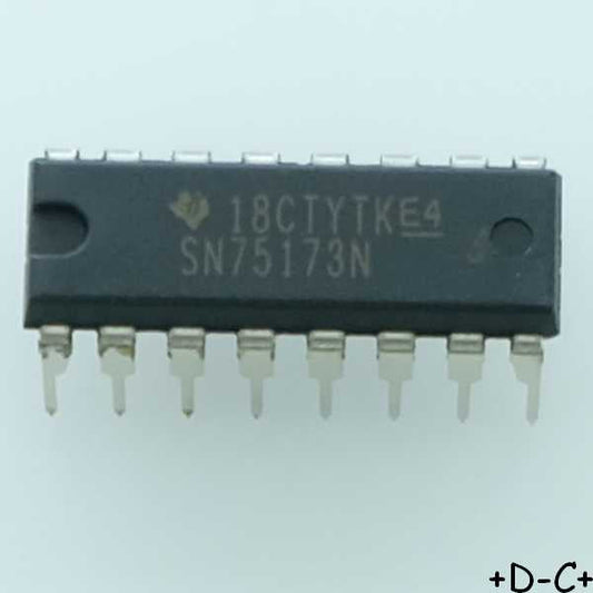 SN75173N Quadruple Differential Line Receiver DIP-16 Texas RoHS