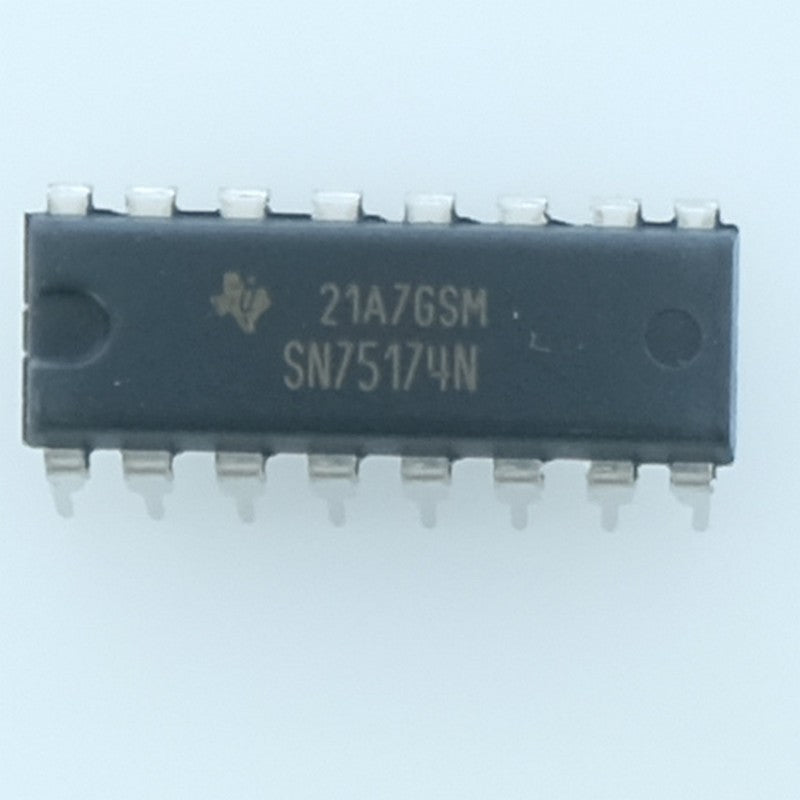 SN75174N Driver différentiel quadruple RS-422 RS-485 DIP-16 Texas Instruments