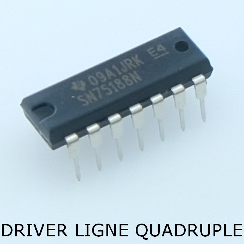 SN75188N Driver de ligne quadruple DIP-14 Texas - Distri-Compo