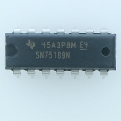 SN75189N Quadruple Line Receiver RS232 DIP-14 Texas - Distri-Compo