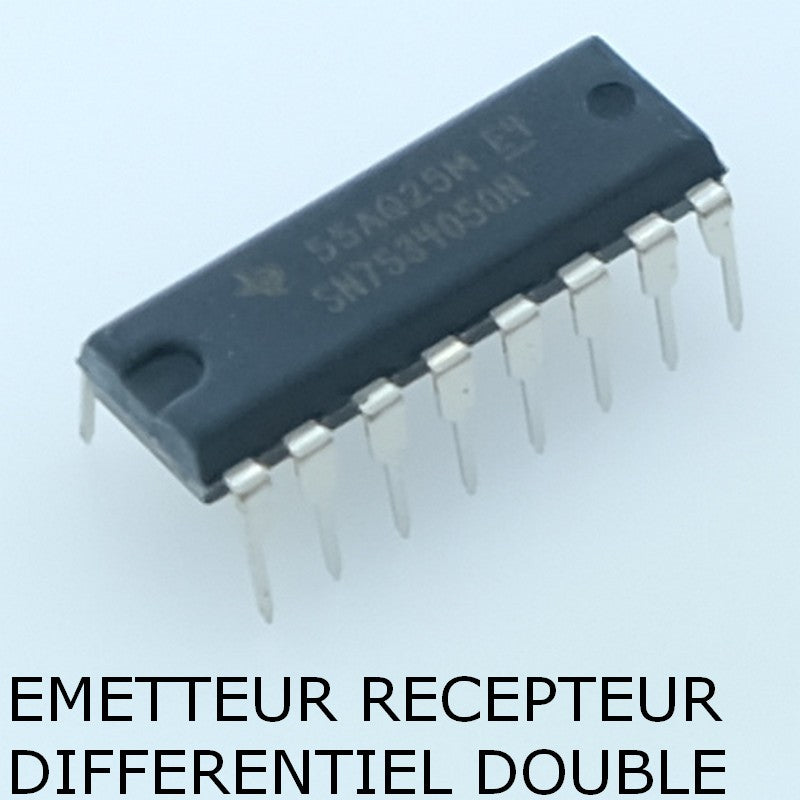 SN7534050N Dual Differential Drivers and Receivers DIP-16 Texas - Distri-Compo