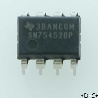 SN75452BP Driver de peripherique DIP-8 Texas RoHS