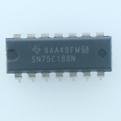 SN75C188N Quad Transmitter RS-232 DIP-14 Texas - Distri-Compo