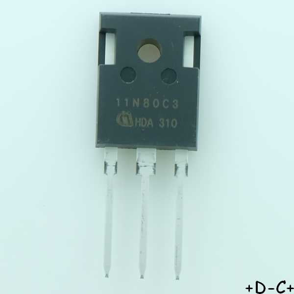 SPW11N80C3 - BUZ355 Transistor 800V 15A TO-247 Infineon RoHS