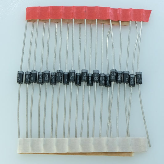 SR120 = SB120 Diode Schottky 20V 1A CDIL (lot de 20) - Distri-Compo