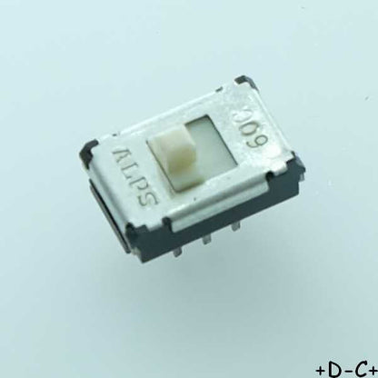 SSSS922000 Commuateur coulissant DPDT 100mA 12VDC 10.000C Alps Electric